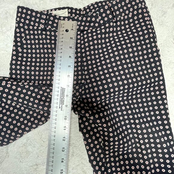 Maison Common Munich Women's Size 34 Casual Ankle Trousers Pants Floral Pattern - Picture 9 of 10